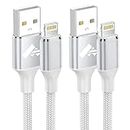 Aioneus iPhone Charger Cable 3M 2pack, Long iPhone Charging Cable MFi Certified USB A to Lightning Cable iPhone Cord Fast Charging Compatible with iPhone 14 13 12 11 Pro Max Mini XS XR X 8 Plus iPad