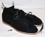 Dr Martens Air Walk Black Suede Leather Shoes Womens Lesley 8 New Chukka Boot