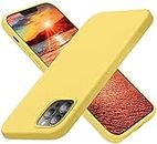 TEEKAOO Silicone Back Cover Case Compatible for iPhone 11 Pro Max (Yellow)