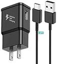 Samsung Charger Type C Charger Fast Charging USB C Fast Charger for Samsung Galaxy S20/S20 Plus/S10/S10 Plus/S10e/S21/S21+/S21Ultra/S9/S9 Plus/S8/S8 Plus/Note 8/9/10/20/S22/S23 with 6.6ft Type C Cable