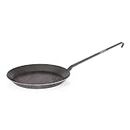 Petromax Wrought Iron Skillet, Long Handle Pan Conducts Heat Evenly, Indoor/Outdoor Camping Cookware for Campfire or Home Kitchen Use, Stove to Table Serveware, 23.6"