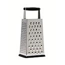 MasterClass Non-Slip Stainless Steel Box Grater with Handle, 24.5 cm (9.5")
