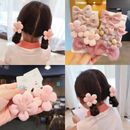 10pcs/set Kids Elastic Hair Bands Bows Bobbles Baby Girls Hair Accessories Gifts