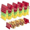 Taco Halter Ständer Taco Tray Holder Hält Je Bis zu 4 Tacos ABS-Kunststoff für Tacos Sandwiches Restaurant Party 6 Stück