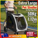 Pet Stroller XLarge Dog Stroller Puppy Pram Cart Trolley for Disabled Big Dogs