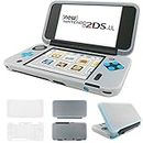 RDFJ New 2DS XL Protector Anti-Scratch Hard Case Sillicon Case Accessories for New 2DS XL (Translucent)