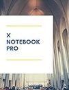 x notebook pro: Dot Grid - Size = 8.5" x 11"/ xxx pages/ double sided/dot paper notebook 8.5x11/x notebooks and journals/bullet journal supplies ... notebook letter/ notebook journal moleskine