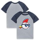 Toddler Baseballism Heather Gray/Heather Navy Major League T-Shirt