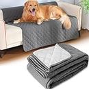 HezzLuv Waterproof Dog Bed Cover Pet Blanket Sofa Cover Mattress Protector Furniture Protector for Dog/Pet/Cat, Washable, Reversible, Scratch-Proof, Pet Fur Resistant, for Medium Large Dogs and Cat