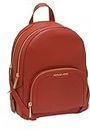 Michael Kors Jaycee Medium Pebbled Leather Backpack (bright Red), Bright Red, M, Backpack