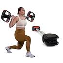 Les Mills™ SMARTBAR™ Exercise Barbell for Total Body Workouts, For Use With Free Weights at Home Workout Equipment, Workout Weights Plates, Hand Weights for Total Body Workouts