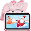 YINOCHE Toddler Tablet for Toddlers 10 inch Kids Tablet Android Tablet for Kids 64GB Kids Tablets with Case WiFi Children's Tablets Dual Camera Touch Screen Kids Apps Installed Netflix YouTube (Pink)