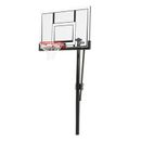 Lifetime Height Adjustable In-Ground Basketball Hoop (52" Polycarbonate Backboard) Steel/Polycarbonate in Black/Gray/White | Wayfair 90599