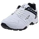 LANCER Men's White Black Sports Running Shoes Indus-251 (7 UK)