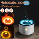 Simulated Flame Essential Oil Diffuser Volcano Flame Humidifier For Home Bedroom