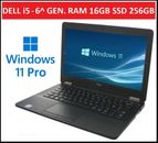 Computer Laptop Notebook Portatile DELL Latitude i5 16GB 256 SSD Ricondizionato