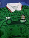Camiseta deportiva retro vintage de fútbol de México 1998 para hombre 2XL ABA 