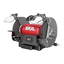 SKIL 3.0 Amp 8 in. Bench Grinder with Built-in Water Cooling Tray & LED Work Light - BI9502-00