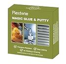 Plextone Petroleum Resistant Epoxy Putty Glue Metal Plastic Glass Ceramic Cracks Repair Fills for Quick Fixes (Gris oscuro)