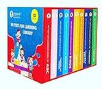 My First Fun Learning Library: Boxset of 10 Board Books for Kids