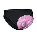 Lixada Women Cycling Underwear Padded Shorts Cycling Shorts Padded Bike Shorts 3D Gel MTB Running Quick Drying Breathable Indoor Cycling Pink