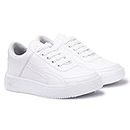 X XIOTA Introduce A of Women's/Girl's/Ladies/Females Regular Wear White Casual Shoes Sneakers (White-36)