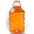 TECHVIDA Water Camper 20 Litre Jar/Hot/Cold Water Jug with Strong Water Tap (Fire Orange).