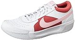 Nike W Zoom Court LITE 3-White/MED Soft PINK-ADOBE-DV3279-101-4.5UK