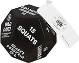 Juliet Paige Exercise Dice for Home Fitness, Gym Workouts, Crossfit WOD, Kids Physical Education, Bodyweight HIIT, and Sports Training - 3 Inches in Diameter (White (Intermediate))
