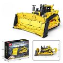 Bulldozer Engineering Vehicle Radio remote control building blocks Kids Toy Gift