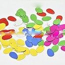 12 × 20mm Oval Sequins, PVC Sequins, Egg-Shaped Beads, Clothing Accessories, Beads, Wedding Party Decoration, Sequins