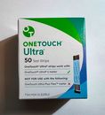 OneTouch Ultra Test Strips Qty. 50 Expiration: 01/31/2025