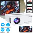 Proyector de cine en casa HD 1080p WiFi 5G Bluetooth Mini Proyector de cine en casa video HDMI USB