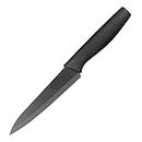 YELONA Paring Chef Knife Black Stainless Steel Non Stick Coating Daily Use, Light Weight, Sharp Blade Chopping, Cutting, Slicing Multipurpose for Home, Kitchen