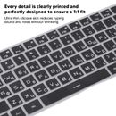 Computer Keyboard Skins For 15.6in For Gaming Laptop 1:1 Precisely Fi VIS