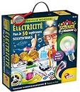 LISCIANI - I'm A Genius ELECTRICITE - Plus de 50 Expériences Scientifiques sur l'Electricité - Kit Scientifique avec Matériel Inclus - Jeu Educatif pour Enfants de 8,10,12 ans - Fabriqué en Italie