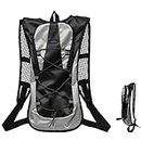 ioutdoor Bike Rucksack, Waterproof Bicycle Backpack lightweight Breathable, Small Sports Bags 5L for Hiking Running Mountain Climbing Camping Skiing Biking Trekking (Black)