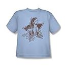 Nbc - Was ist Crackin ', Boo? Jugend-T-Shirt in Hellblau, Large, Light Blue