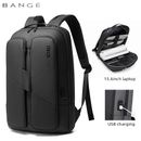 Zaino BANGE uomo business 15,6" zaino laptop con caricabatterie USB impermeabile