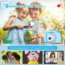 Children Digital Video Camera 1080P HD with 32GB SD Travel Holidays Blue