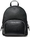 Michael Kors Jaycee XS Mini Convertible Backpack MK Signature Crossbody, Black/Silver