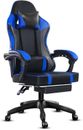 Gaming Chair with Footrest, PU Leather Video Game Chairs for Adults