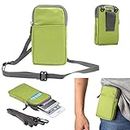 WaitingU Universal Crossbody Cell Phone Purse Waist Pack Bag for Outdoor Sports Moblie Phone Carrying Cases Shoulder Belt Bag Pouch for iPhone 7 6/6S Plus Samsung Galaxy Phones Under 6.0'' from