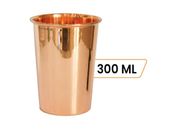 Pure Copper Plain Drinking Serving Water Glasses Serveware Glass Tumbler set 1