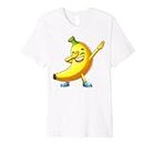 バナナをたたく男性かわいいバナナの衣装面白いバナナ Premium T-Shirt