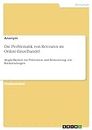 Die Problematik von Retouren im Online-Einzelhandel: Möglichkeiten zur Prävention und Reduzierung von Rücksendungen (German Edition)