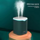 2L Ultrasonic USB Aroma Oil Humidifier Home Office Cool Mist Diffuser Atomizer