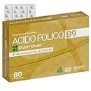 Acido Folico Quatrefolic, 80 compresse di Acido Folico in forma Biologicamente Attiva, assorbimento fino a tre volte maggiore | per Gravidanza e Fertilità, Riduce l'affaticamento | Agocap Pharma
