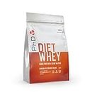 PhD Nutrition Diet Whey Low Calorie Protein Powder, Low Carb, High Protein Lean Matrix, Chocolate Orange Deluxe Whey Protein Powder, High Protein, 40 Servings Per 1 kg Bag