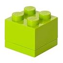 Lego - 40111220 - Ameublement Et Décoration - Boîte Miniature - Vert Clair - 4 Plots